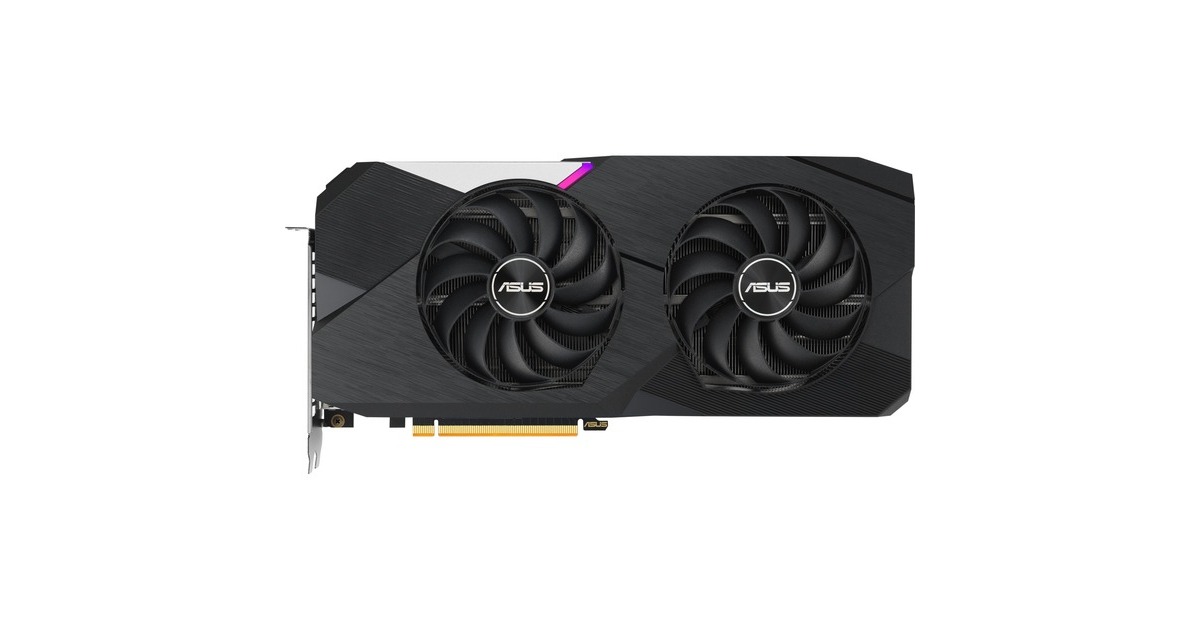 ASUS Radeon RX 6750 XT DUAL OC, Grafikkarte(RDNA 2, GDDR6, 3x DisplayPort, 1x HDMI 2.1)