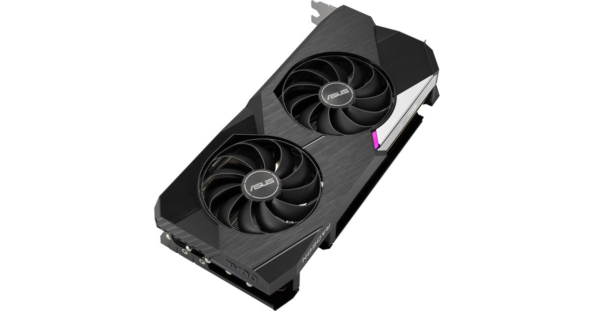 ASUS Radeon RX 6750 XT DUAL OC, Grafikkarte(RDNA 2, GDDR6, 3x DisplayPort, 1x HDMI 2.1)