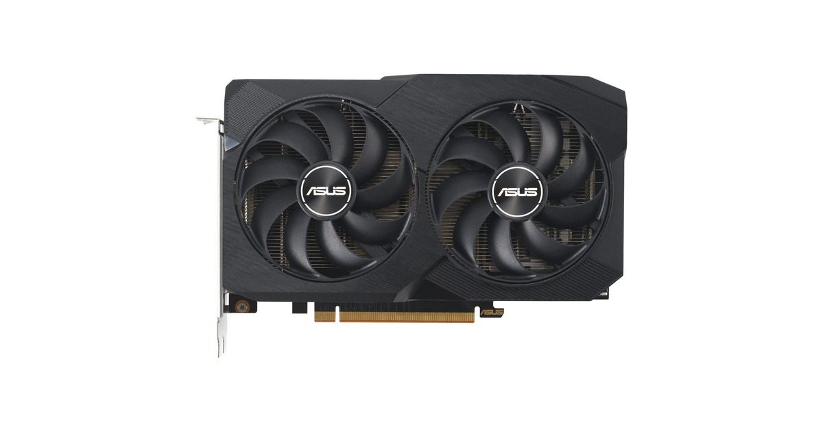 ASUS Radeon RX 7600 DUAL OC V2, Grafikkarte(RDNA 3, GDDR6, 3x DisplayPort, 1x HDMI 2.1)