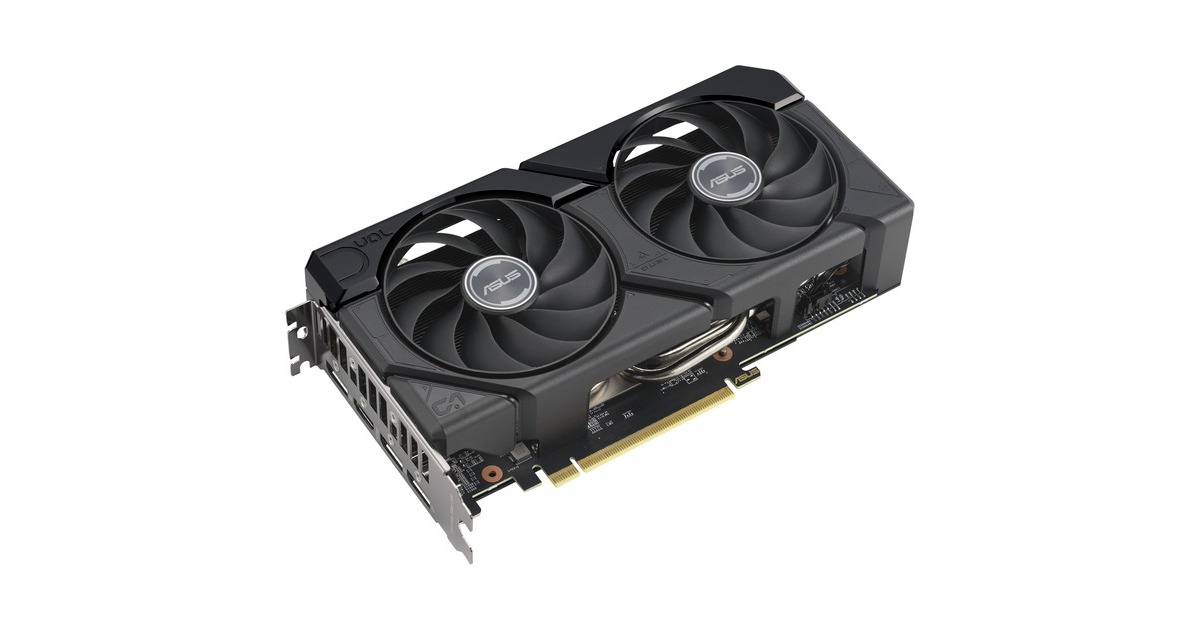 ASUS Radeon RX 7600 XT DUAL GAMING OC, Grafikkarte(RDNA 3, GDDR6, 2x DisplayPort, 2x HDMI 2.1)