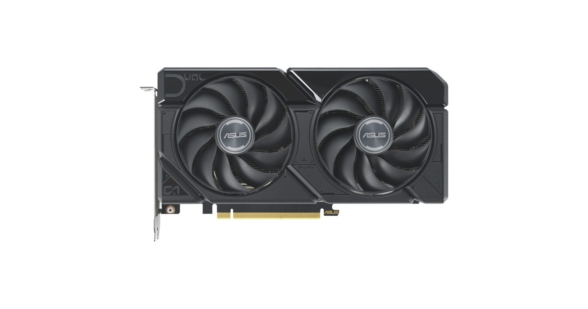 ASUS Radeon RX 7600 XT DUAL GAMING OC, Grafikkarte(RDNA 3, GDDR6, 2x DisplayPort, 2x HDMI 2.1)
