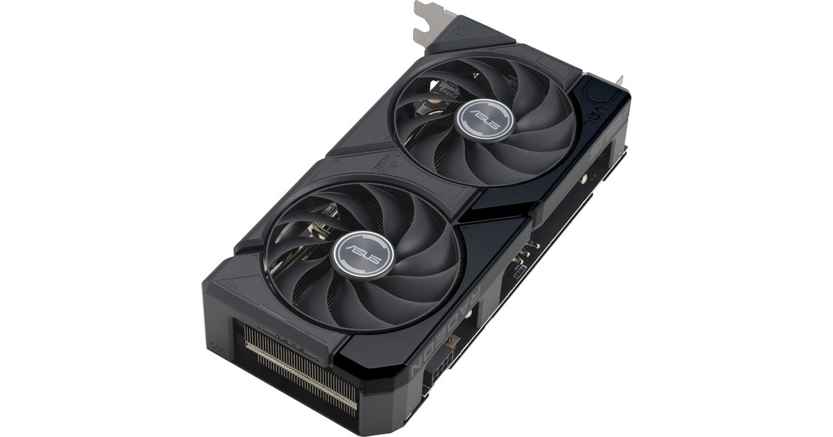 ASUS Radeon RX 7600 XT DUAL GAMING OC, Grafikkarte(RDNA 3, GDDR6, 2x DisplayPort, 2x HDMI 2.1)