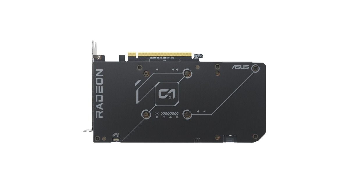ASUS Radeon RX 7600 XT DUAL GAMING OC, Grafikkarte(RDNA 3, GDDR6, 2x DisplayPort, 2x HDMI 2.1)