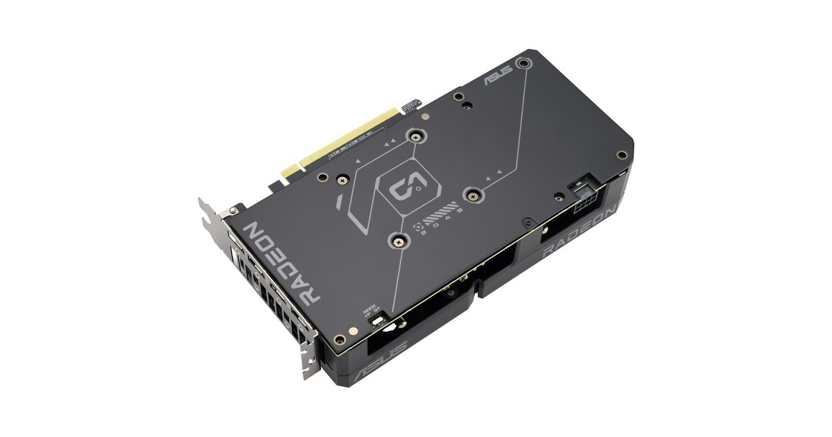 ASUS Radeon RX 7600 XT DUAL GAMING OC, Grafikkarte(RDNA 3, GDDR6, 2x DisplayPort, 2x HDMI 2.1)