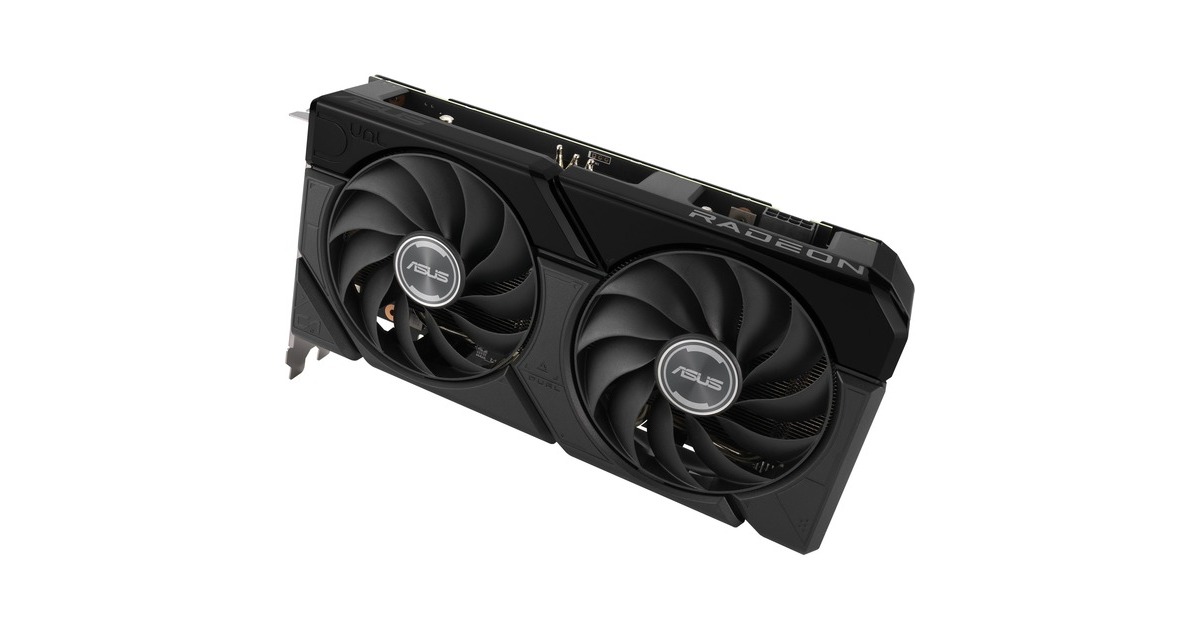 ASUS Radeon RX 7600 XT DUAL GAMING OC, Grafikkarte(RDNA 3, GDDR6, 2x DisplayPort, 2x HDMI 2.1)