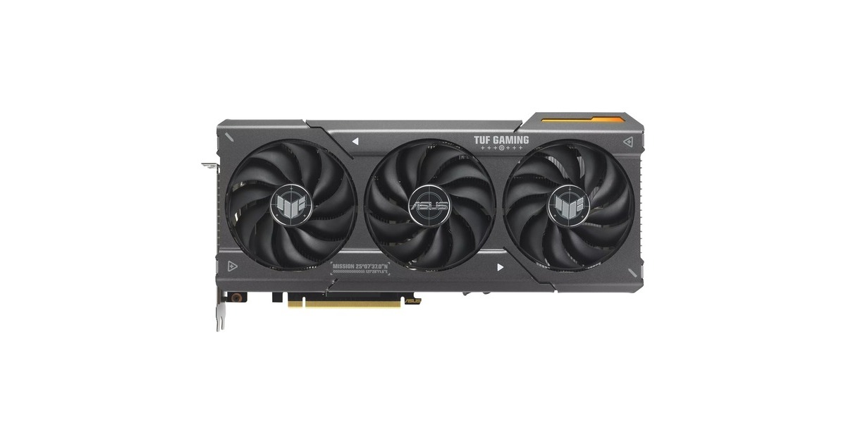ASUS Radeon RX 7600 XT TUF GAMING OC, Grafikkarte(RDNA 3, GDDR6, 2x DisplayPort, 2x HDMI 2.1)