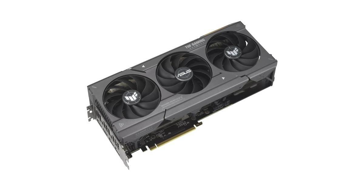 ASUS Radeon RX 7600 XT TUF GAMING OC, Grafikkarte(RDNA 3, GDDR6, 2x DisplayPort, 2x HDMI 2.1)
