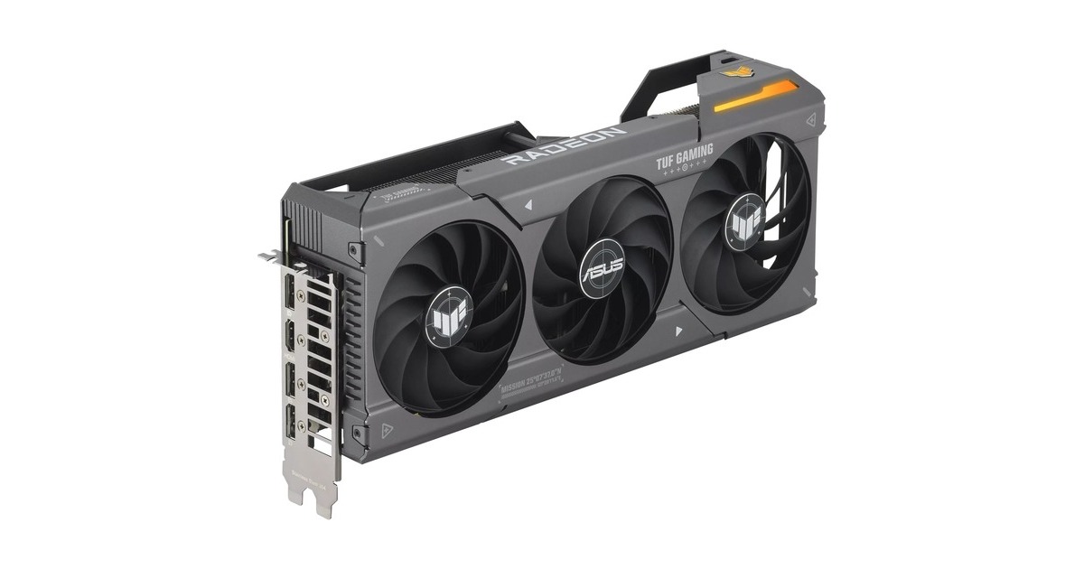 ASUS Radeon RX 7600 XT TUF GAMING OC, Grafikkarte(RDNA 3, GDDR6, 2x DisplayPort, 2x HDMI 2.1)