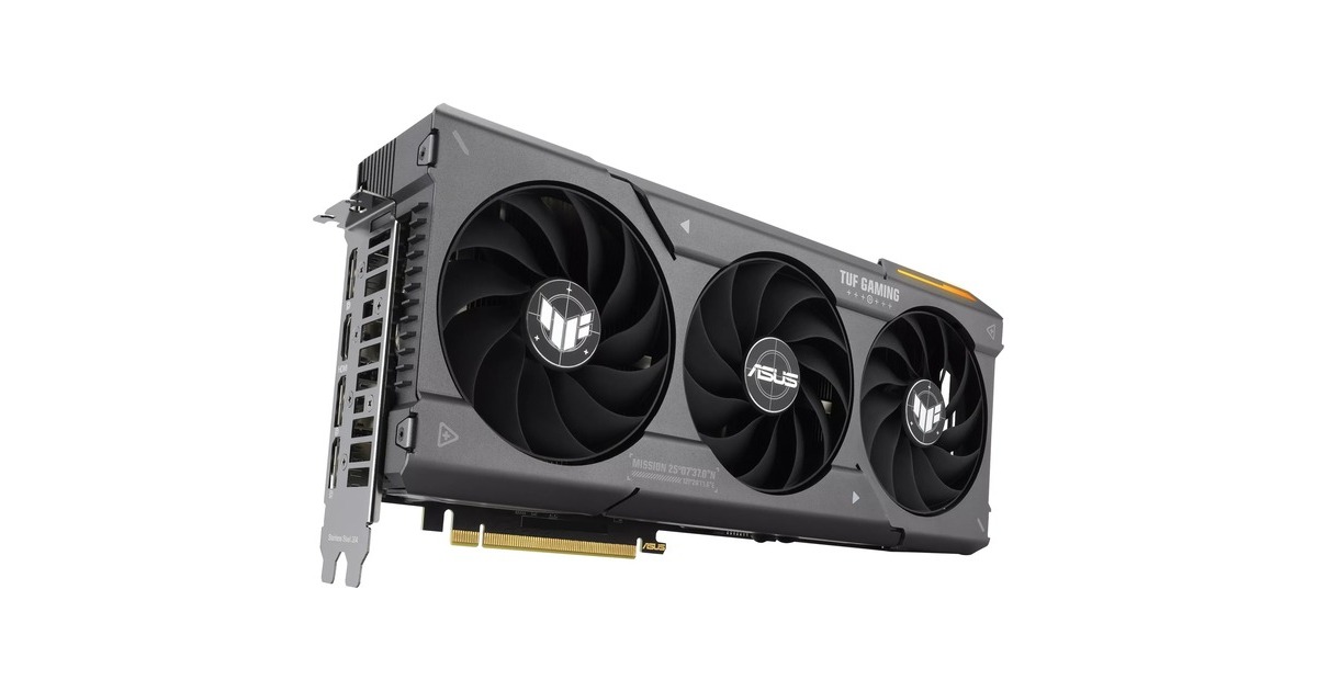 ASUS Radeon RX 7600 XT TUF GAMING OC, Grafikkarte(RDNA 3, GDDR6, 2x DisplayPort, 2x HDMI 2.1)