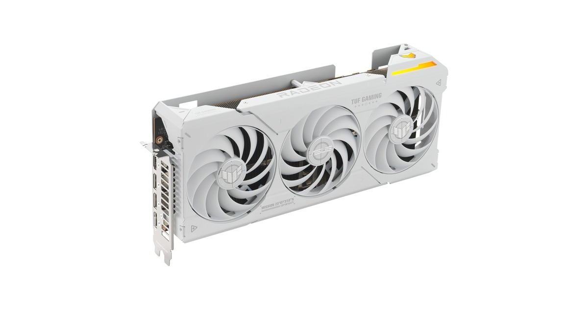 ASUS Radeon RX 7800 XT TUF GAMING OC WHITE, Grafikkarte(RDNA 3, GDDR6, 3x DisplayPort, 1x HDMI 2.1)