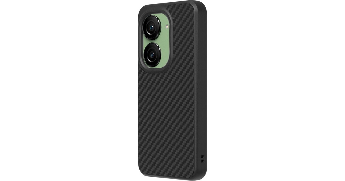 ASUS RhinoShield Zenfone 10 Case Carbon Fieber/black, Schutzhülle(schwarz/grau, Carbon Fiber-Design)