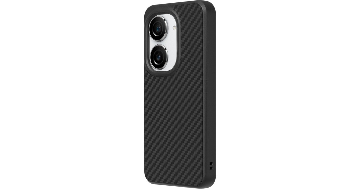 ASUS RhinoShield Zenfone 10 Case Carbon Fieber/black, Schutzhülle(schwarz/grau, Carbon Fiber-Design)