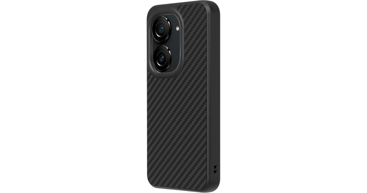 ASUS RhinoShield Zenfone 10 Case Carbon Fieber/black, Schutzhülle(schwarz/grau, Carbon Fiber-Design)