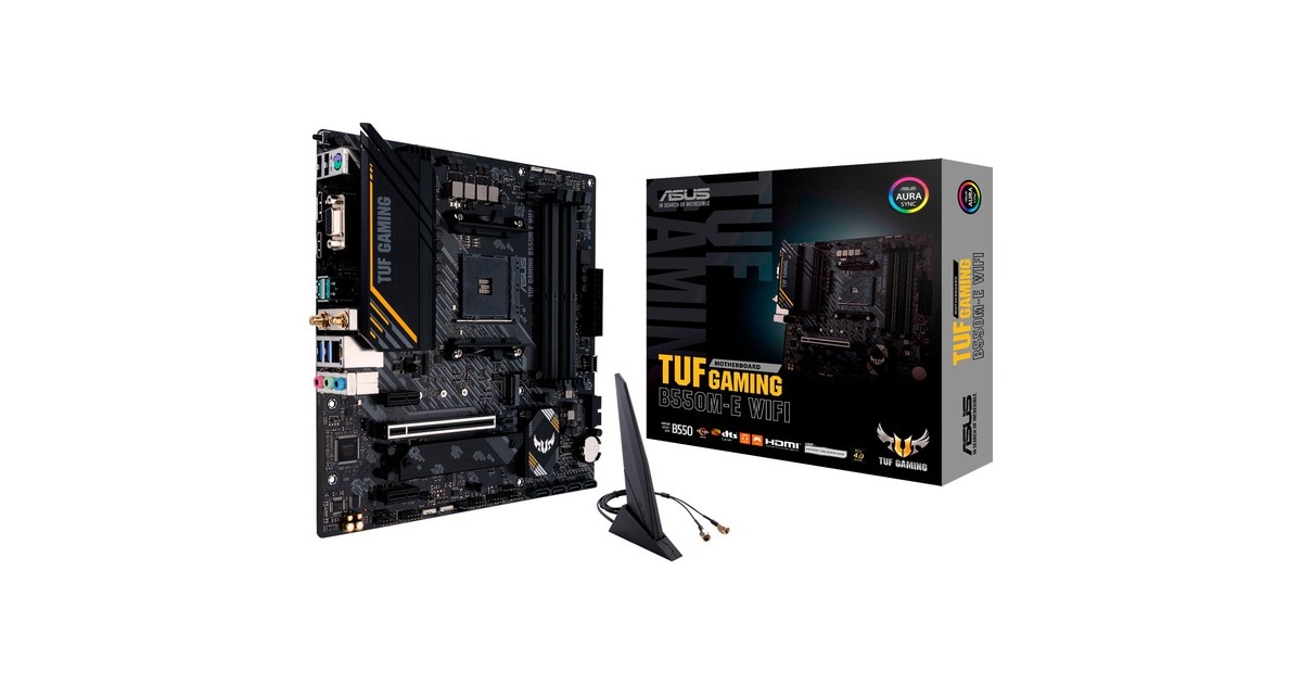 ASUS TUF GAMING B550M-E WIFI, Mainboard(schwarz)