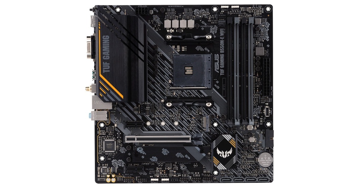 ASUS TUF GAMING B550M-E WIFI, Mainboard(schwarz)
