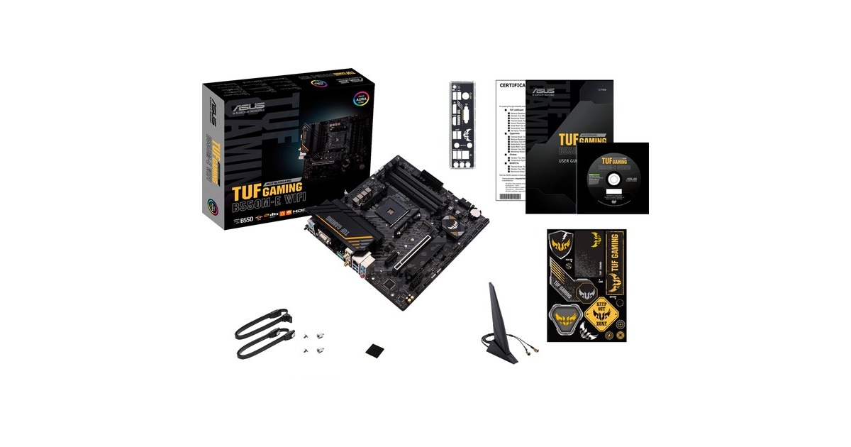 ASUS TUF GAMING B550M-E WIFI, Mainboard(schwarz)