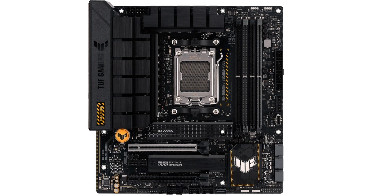 ASUS TUF GAMING B650M-PLUS, Mainboard(schwarz/hellorange)