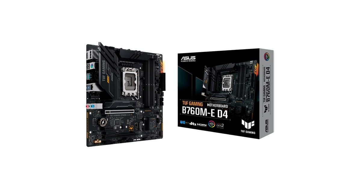 ASUS TUF GAMING B760M-E D4, Mainboard
