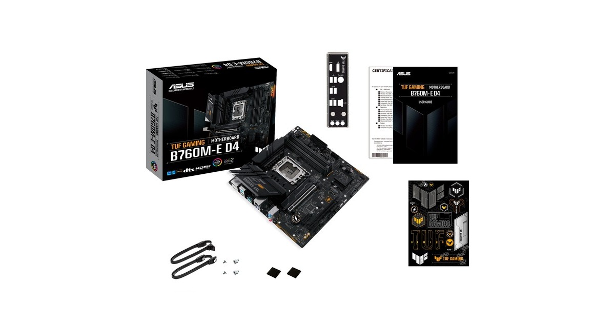 ASUS TUF GAMING B760M-E D4, Mainboard