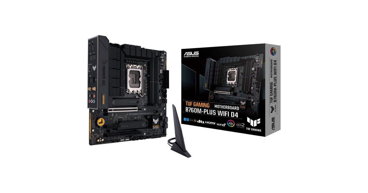 ASUS TUF GAMING B760M-PLUS WIFI D4, Mainboard