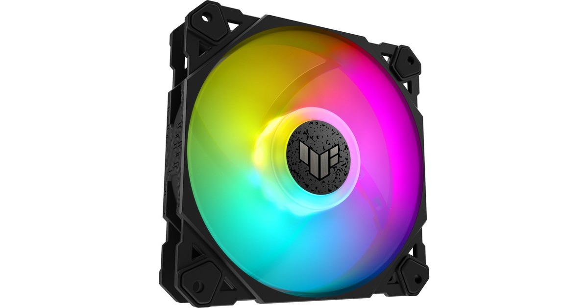 ASUS TUF GAMING TF120 ARGB, Gehäuselüfter(schwarz/transparent)