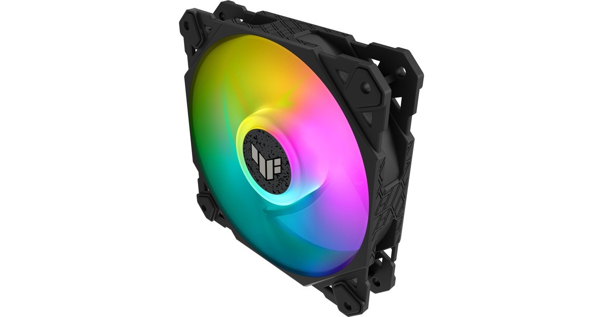ASUS TUF GAMING TF120 ARGB, Gehäuselüfter(schwarz/transparent)
