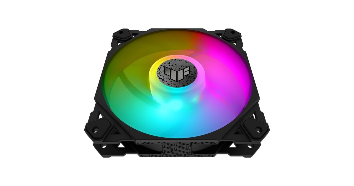 ASUS TUF GAMING TF120 ARGB, Gehäuselüfter(schwarz/transparent)