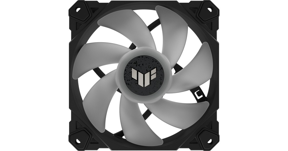ASUS TUF GAMING TF120 ARGB, Gehäuselüfter(schwarz/transparent)
