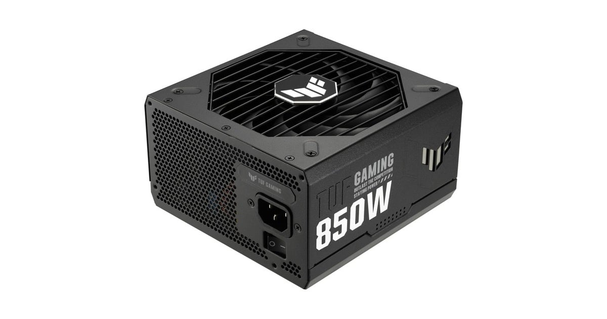 ASUS TUF Gaming 850W Gold, PC-Netzteil(schwarz, 4x PCIe, Kabel-Management, 850 Watt)