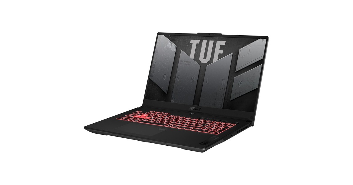 ASUS TUF Gaming A17 (FA707NU-HX019W), Gaming-Notebook(grau, Windows 11 Home 64-Bit, 43.9 cm (17.3 Zoll) & 144 Hz Display, 512 GB SSD)