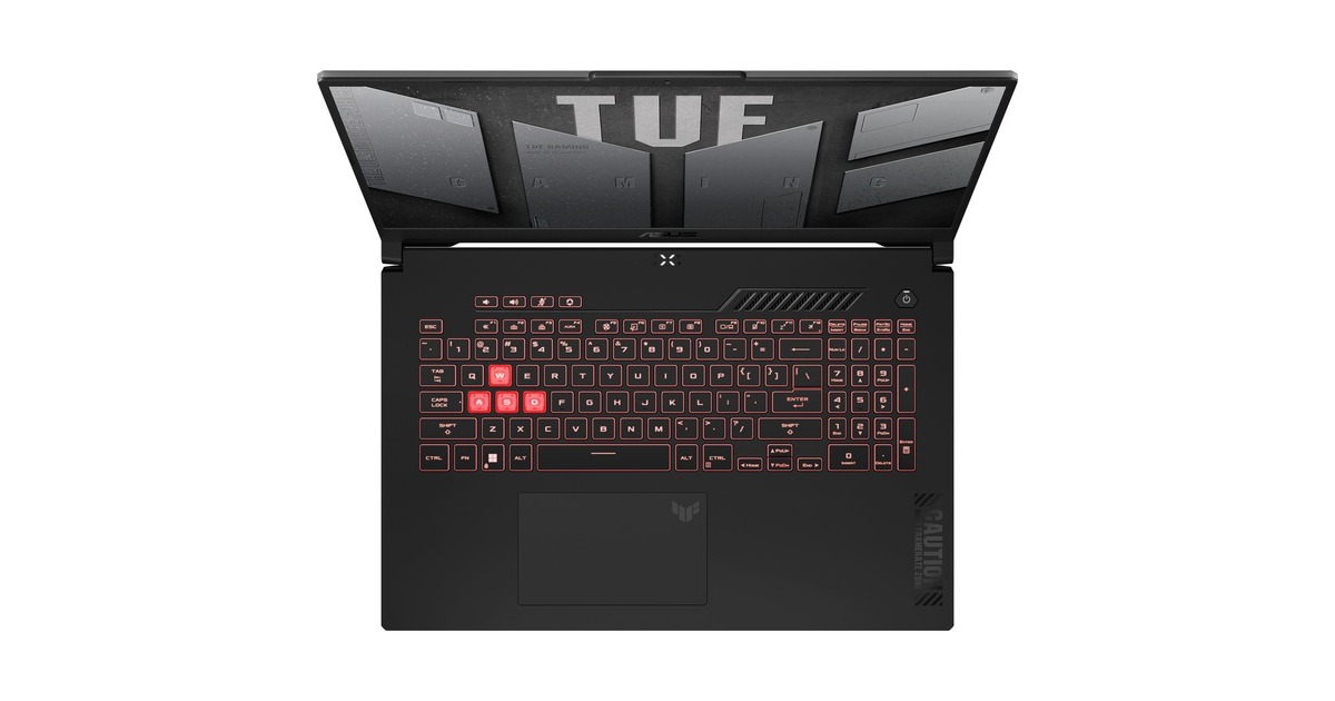 ASUS TUF Gaming A17 (FA707NV-HX044W), Gaming-Notebook(grau, Windows 11 Home 64-Bit, 43.9 cm (17.3 Zoll) & 144 Hz Display, 1 TB SSD)