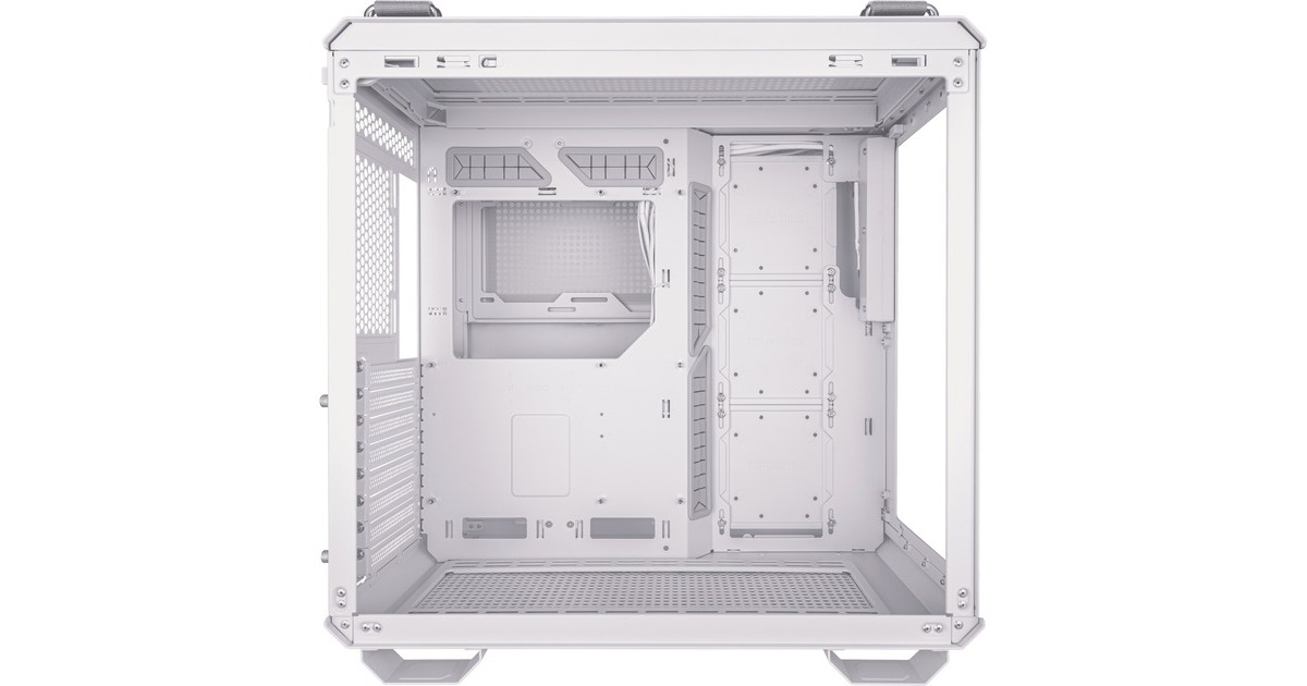 ASUS TUF Gaming GT502 White Edition, Tower-Gehäuse(weiß, Tempered Glass)