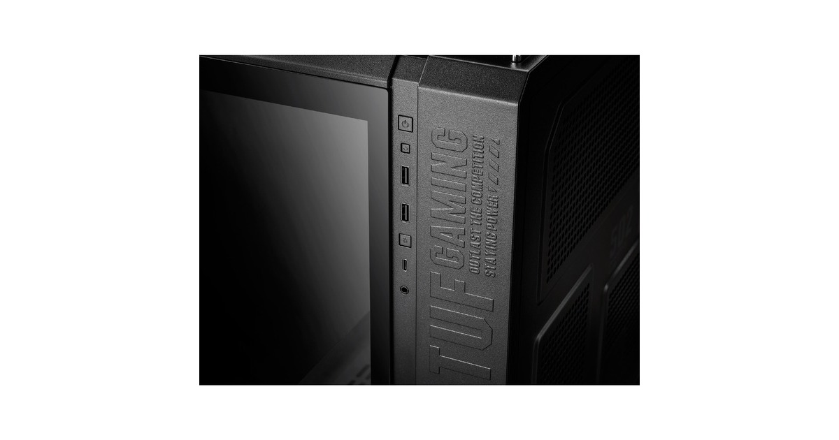 ASUS TUF Gaming GT502, Tower-Gehäuse(schwarz, Tempered Glass)