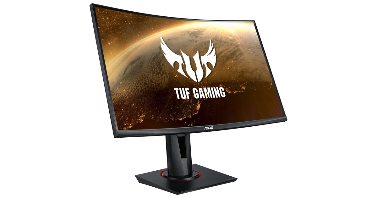 ASUS TUF Gaming VG27WQ, Gaming-Monitor(69 cm (27 Zoll), schwarz, WQHD, VA, Curved, AMD Free-Sync, 165Hz Panel)