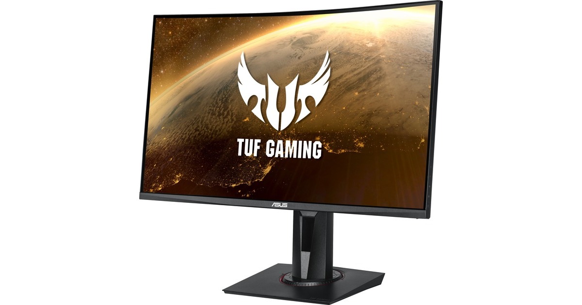 ASUS TUF Gaming VG27WQ, Gaming-Monitor(69 cm (27 Zoll), schwarz, WQHD, VA, Curved, AMD Free-Sync, 165Hz Panel)