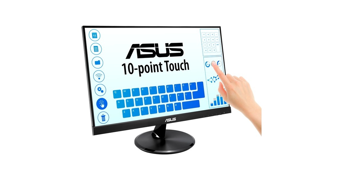 ASUS VT229H, LED-Monitor(54.6 cm (21.5 Zoll), schwarz, FullHD, IPS, Kapazitiv, Touchscreen) ASUS VT229H, LED-Monitor(54.6 cm (21.5 Zoll), schwarz, FullHD, IPS, Kapazitiv, Touchscreen)