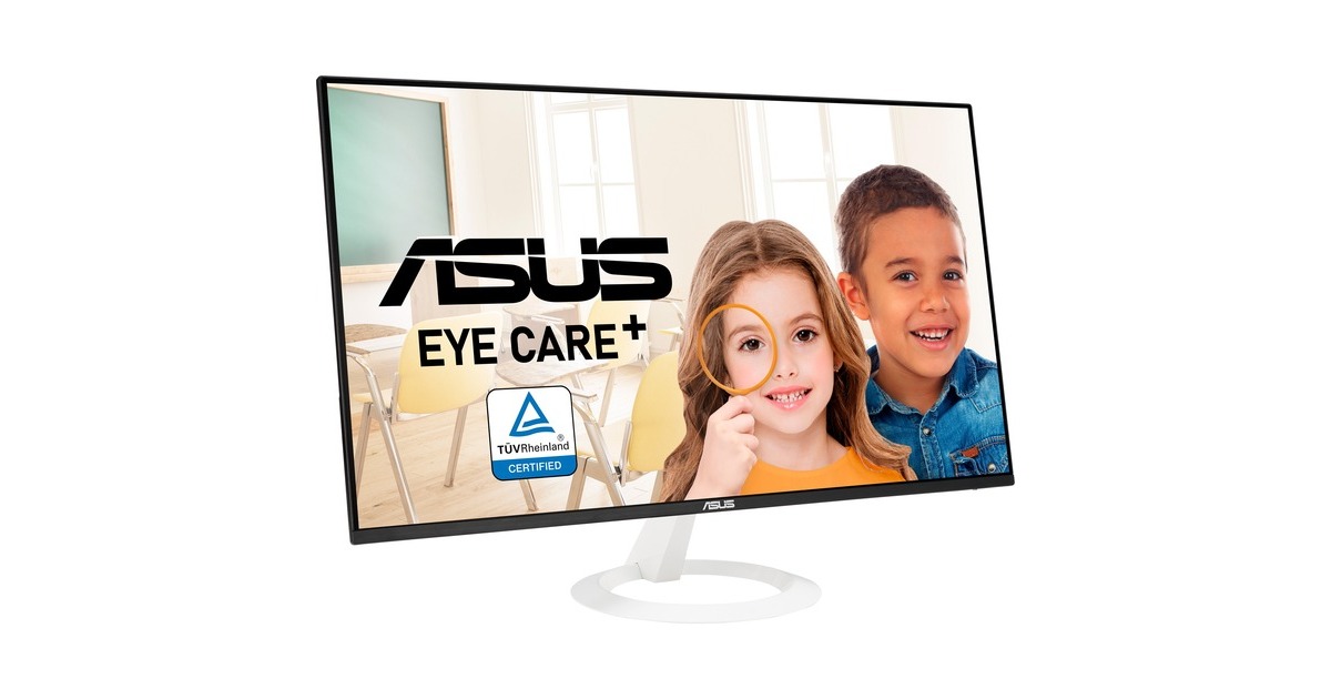 ASUS VZ27EHF-W, LED-Monitor(69 cm (27 Zoll), weiß, FullHD, HDMI, Adaptive Sync, IPS, 100Hz Panel) ASUS VZ27EHF-W, LED-Monitor(69 cm (27 Zoll), weiß, FullHD, HDMI, Adaptive Sync, IPS, 100Hz Panel)