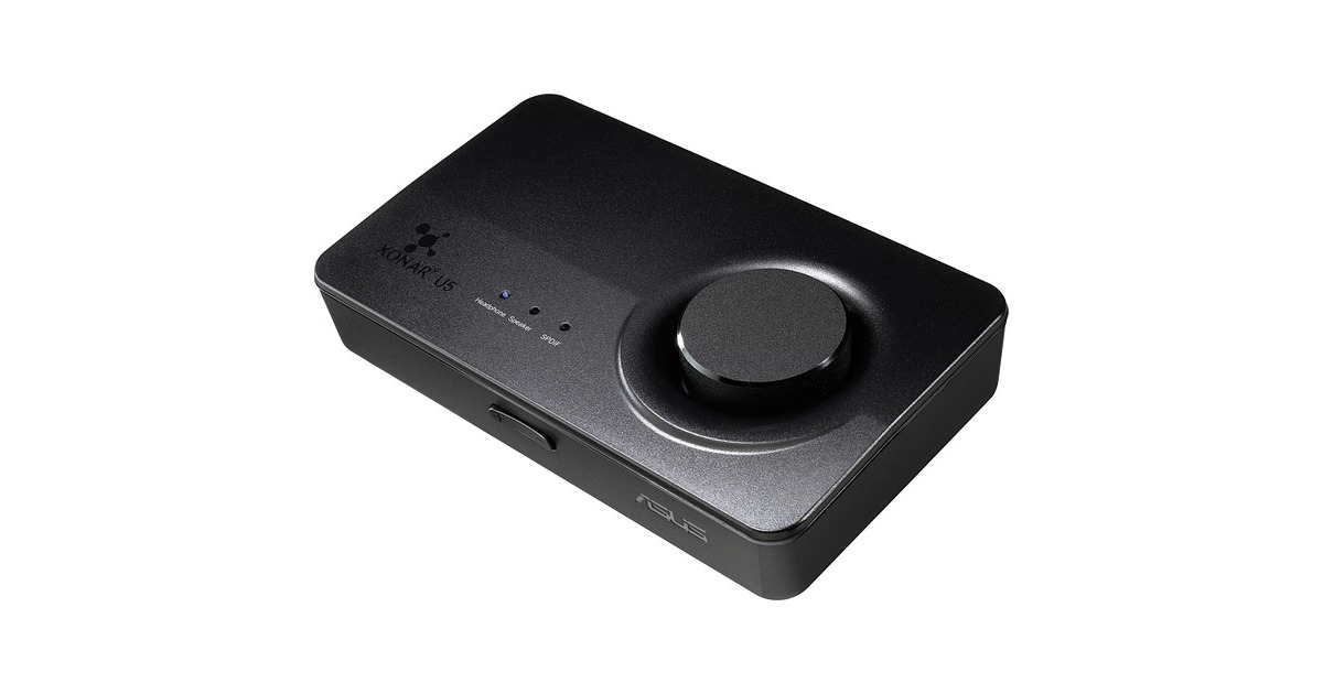 ASUS Xonar U5, Soundkarte(schwarz, Retail)