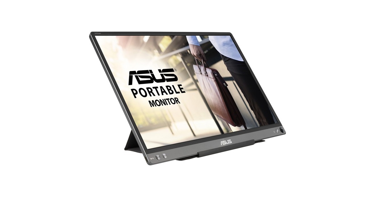 ASUS ZenScreen MB16ACE, LED-Monitor(39.6 cm (15.6 Zoll), schwarz, FullHD, IPS, USB-C)