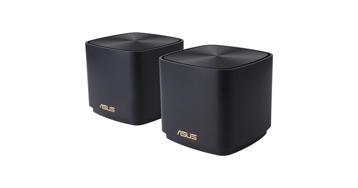ASUS ZenWiFi XD4 Plus AX1800 2er, Mesh Router(schwarz, 2 Geräte)