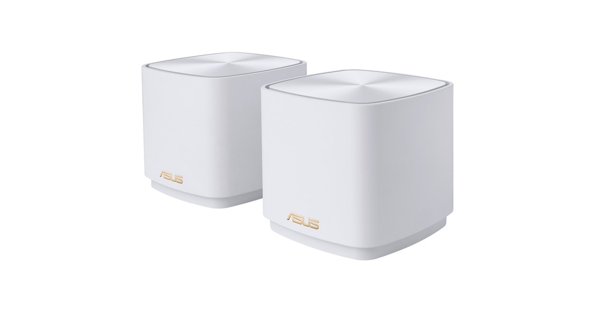 ASUS ZenWiFi XD4 Plus AX1800 2er, Mesh Router(weiß, 2 Geräte)