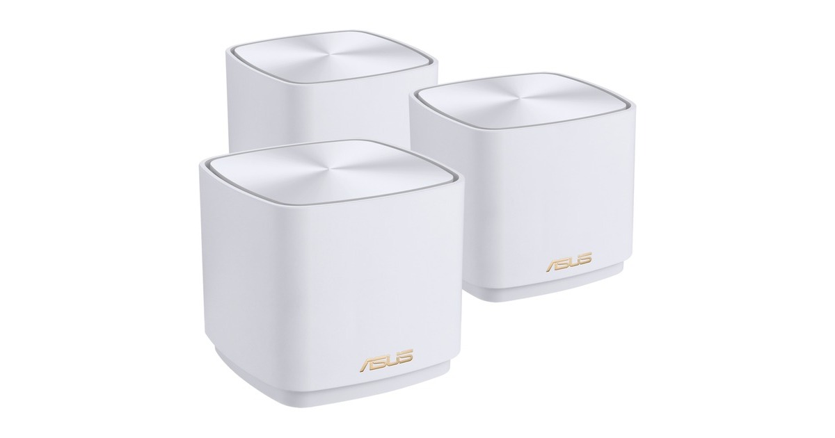 ASUS ZenWiFi XD5 3er Pack, Router(weiß, 3 Geräte)