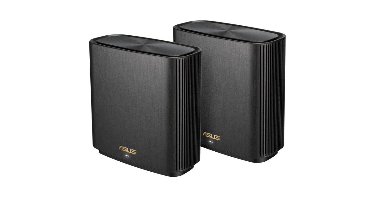 ASUS ZenWiFi XT8 V2 AX6600 2er, Router(schwarz, 2 Geräte)