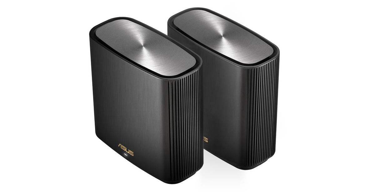 ASUS ZenWiFi XT8 V2 AX6600 2er, Router(schwarz, 2 Geräte)
