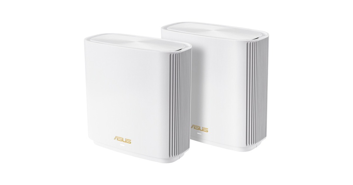 ASUS ZenWiFi XT8 V2 AX6600 2er, Router(weiß, 2 Geräte)