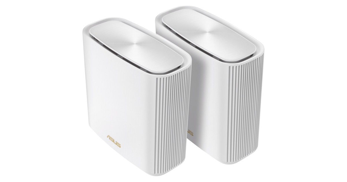ASUS ZenWiFi XT8 V2 AX6600 2er, Router(weiß, 2 Geräte)