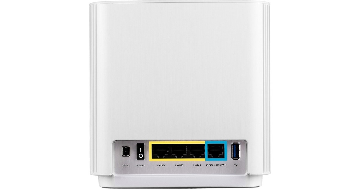 ASUS ZenWiFi XT8 V2 AX6600 2er, Router(weiß, 2 Geräte)