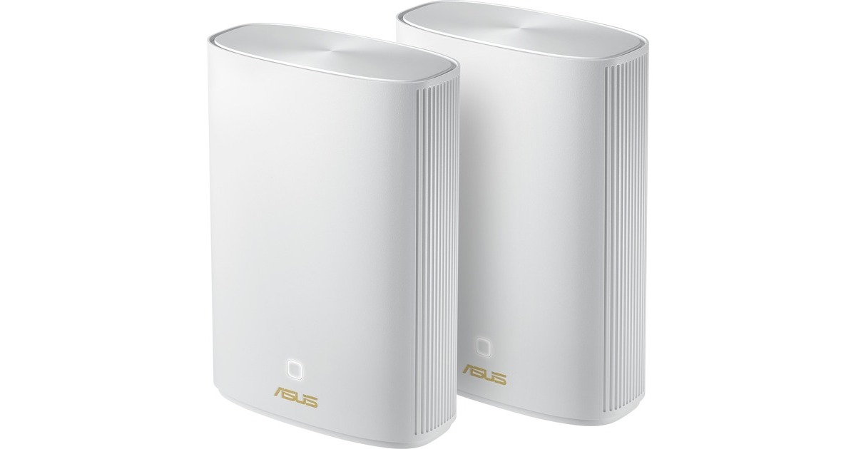 ASUS ZenWifi AX (XP4) AX1800 2er Set, Router(weiß, 1x Router + 1x Satellit)