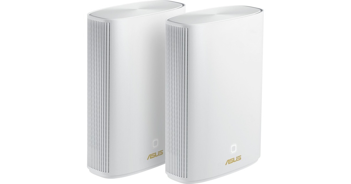 ASUS ZenWifi AX (XP4) AX1800 2er Set, Router(weiß, 1x Router + 1x Satellit)