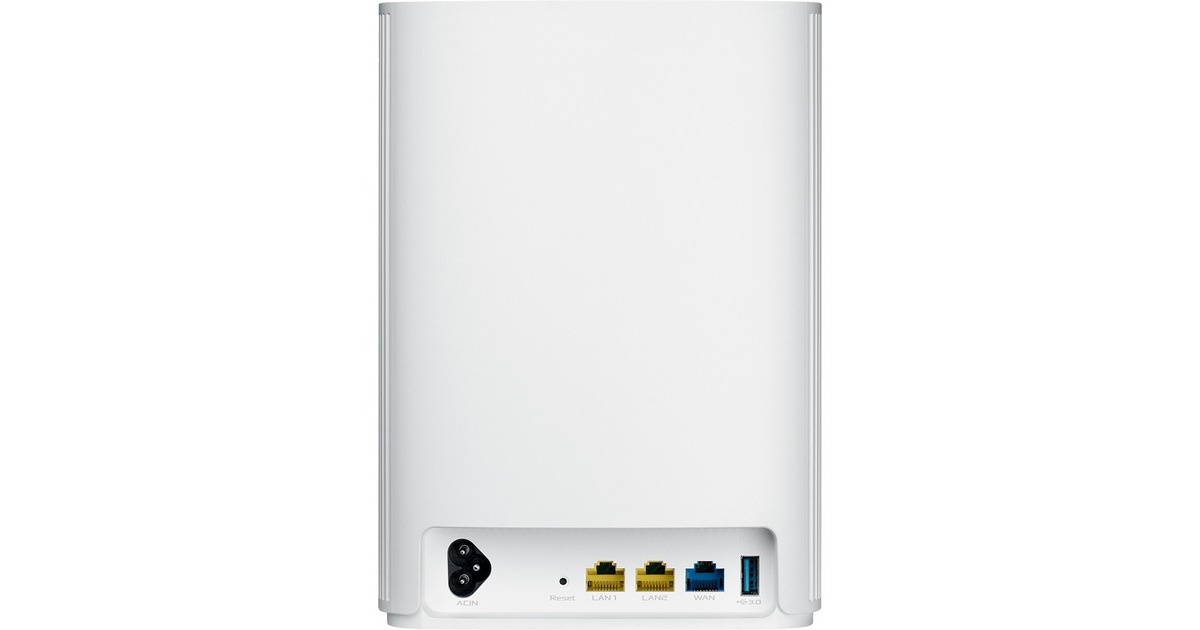 ASUS ZenWifi AX (XP4) AX1800 2er Set, Router(weiß, 1x Router + 1x Satellit)